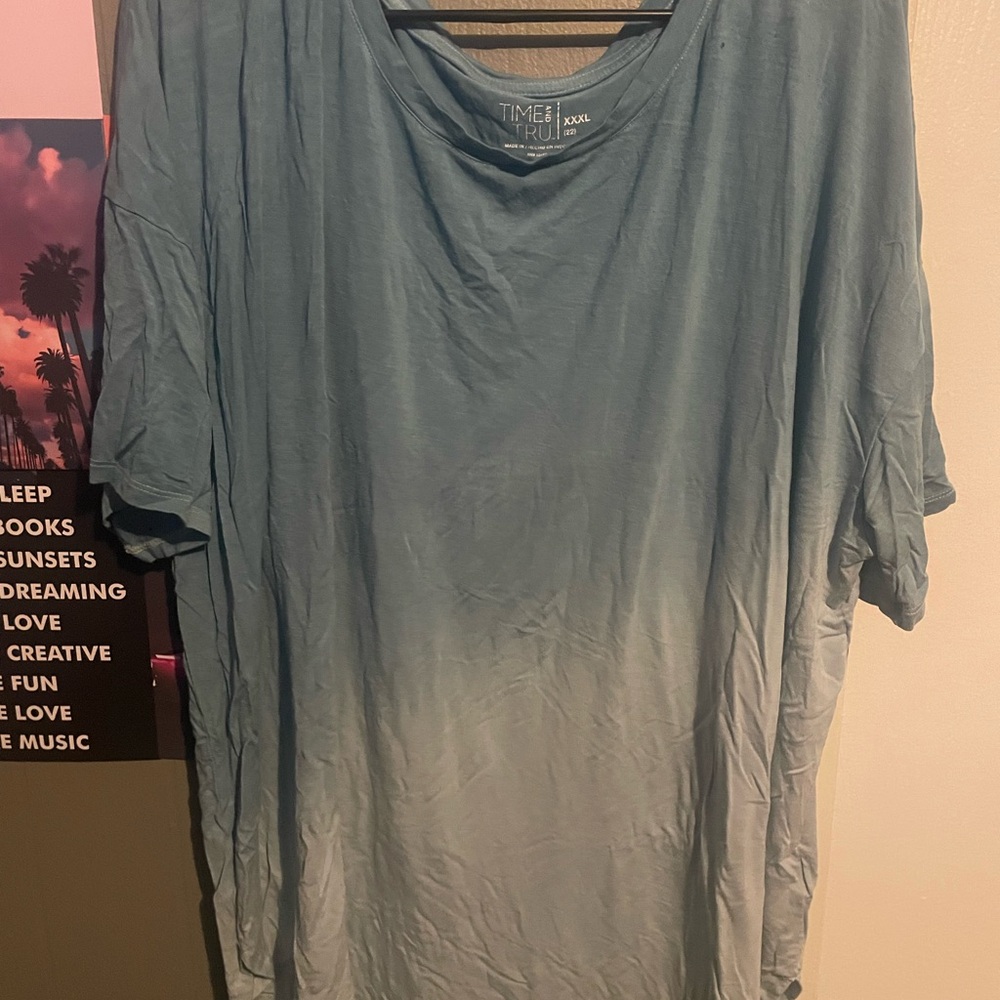 Time and Tru Women’s Teal Short Sleeve Tee